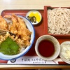 やなぎ家支店（葛飾区水元 金町駅）お昼の天丼セット•もりそば