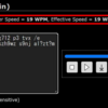 祝 19WPM 到達