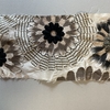 刺繍生地からブローチを作る