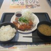 松のや　おろしポン酢ロース／ささみかつ定食