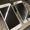 インカメラが剥き出しになったiPhone8