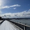 雪でも欠かさず歩いてます。