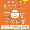 『一度読んだら絶対に忘れない日本史の教科書』を読みました