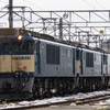 篠ノ井線8560レ　EF64 4重連 返却回送