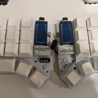 静電容量無接点方式の自作キーボードCapybully　PCBA基板 その他セット 静電容量無接点方式キーボード基板をリバーシブルで作ってみた