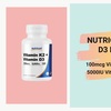 Đánh giá Vitamin Nutricost D3 K2 có tốt không? 