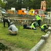 鶴舞公園噴水広場花壇管理