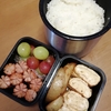 男子高校生のお弁当　今日のメインはソーセージ