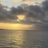 沖縄　恩納村の夕日