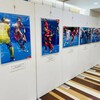 東京五輪などのパネル展示が始まりました。