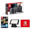 Nintendo Switch 本体 (ニンテンドースイッチ) 【Joy-Con (L) / (R) グレー】&【Amazon.co.jp限定】液晶保護フィルム多機能付き (任天堂ライセンス商品) +Nintendo Switch専用コンパクトスタンド+マイクロファイバークロス