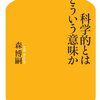 「科学的とはどういう意味か」森博嗣著