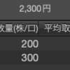 4/23/2021 トレード結果: +2,300