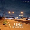 夜🌃ラン🏃6km