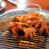 麻浦 海苔で食べる炭火焼チュクミ@용강동 숯불쭈꾸미구이