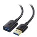 【Amazon】Cable Matters 2本セット 5Gbps USB 3.0 延長ケーブル 1.8m 黒