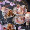 ＜渋谷・宮下パーク「ニューライト(NEW LIGHT)」＞”桜の香り×ピンク色”アフタヌーンティー。「スイーツ王子 いでくん」監修によるチーズケーキやマカロンなど