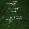 Google Earthで日本百名山 /天城山 / 丹沢山 / 筑波山 / 赤城山