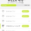 自習ラン6.5km