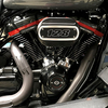 パーツ：Kodlin Motorcycles「Luftfilter Performance, all Milwaukee 8 Modelle, Kontrast, schwarz eloxiert」