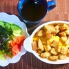 低糖質の焼きチーズカレーパングラタン　レトルトのチャナマサラカレーで