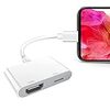 iPhone HDMI変換ケーブル 「HDMI 改良型」ライトニング 接続ケーブル iPhone/iPad HDMI 変換アダプタ HDMIケーブル 設定不要 操作不要 1080P 音声同期出力 ゲーム av/TV視聴 対応iPad iPhone (I-OS13/ I-OS14/I-OS15対応)