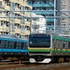 綺麗に並んで走るE233系とE231系