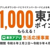 貰った東京ポイント11,000ptをdポイントと楽天Payに交換した