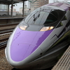 初のエヴァ新幹線撮影　500 TYPE EVA