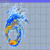  台風２２号接近中の朝０７ｈ前に起きる