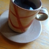 備前焼の器で飲むコーヒーは美味しい