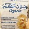 食べ始めたら手が止まらない！GoldenStateOrganic 有機ポテトチップス ソルト＆ビネガー