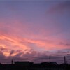 #溶岩のような夕焼け