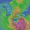 男子マラソン。台風9号直撃。