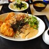 ささみカツ 冷やしぶっかけうどん