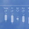 GeekToolで天気表示・暫定版