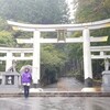 雨の三峯神社