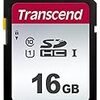 Transcend SDHCカード 16GB 3D TLC UHS-I Class10 TS16GSDC300S