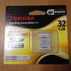 32GBのClass10 SDHCカードを購入。