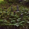 岩屋神社 境内の石仏群　福岡県朝倉郡東峰村 宝珠山