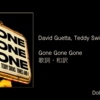 【歌詞・和訳】David Guetta, Teddy Swims & Tones And I / Gone Gone Gone