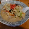 金沢市進和町にあるらーめん天水で、天水ちゃんぽんとあんかけカツ丼。