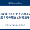 LINE友達リストで上に出る人＝親密度？その理由と対処法を紹介