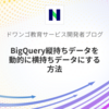 BigQuery縦持ちデータを動的に横持ちデータにする方法