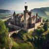 中世の城　 無料 フリー写真・フリー画像（AI画像生成）
