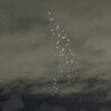 隅田川上空に謎の飛行物体が飛来した夜・・・翌日の予行練習と思われるがびっくりしたよ＠＠！