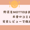 野菜をMOTTOはまずい？本音口コミと実食レビューで徹底検証！