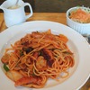 Cafe 倫敦館で、スパゲッティナポリタンランチ＠西１１丁目