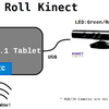  Kinect x Android3.1 で LED+モータ+3軸加速度 （カメラ・マイクは動かないよ）