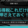 【図解で紹介】所得税これだけは押さえておく！計算方法・節税方法を徹底解説